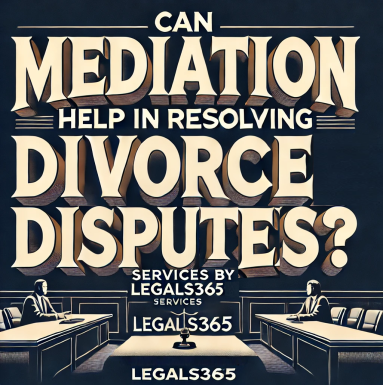 Can mediation help in resolving divorce disputes?