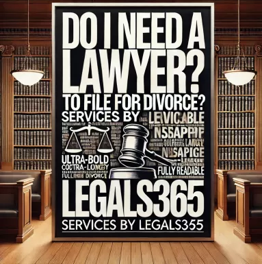 Do I need a lawyer to file for divorce?