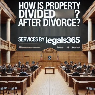 How is property divided after divorce?