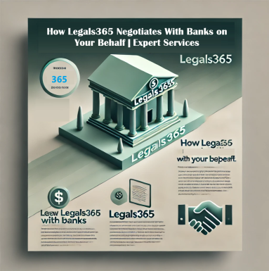How Legals365 Negotiates With Banks on Your Behalf