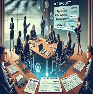 Is it possible to settle a cheque bounce case out of court?