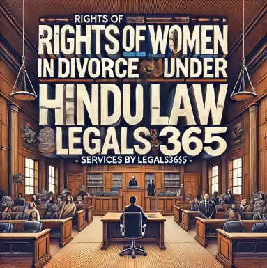 What are the rights of women in divorce cases under Hindu law?