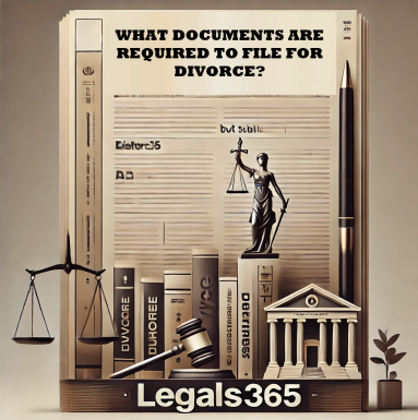 What documents are required to file for divorce?