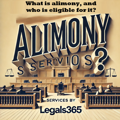 What is alimony, and who is eligible for it?