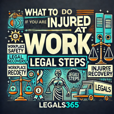 What to Do If You Are Injured at Work Legal Steps