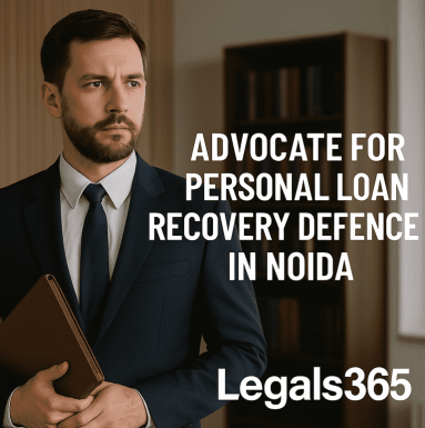 Advocate for personal loan recovery defence in Noida