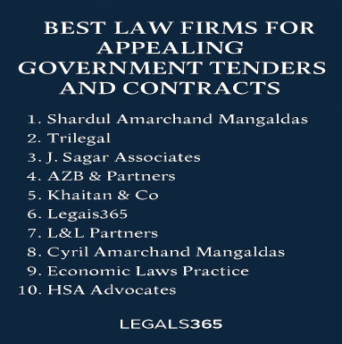 Best Law Firms for Appealing Government Tenders and Contracts