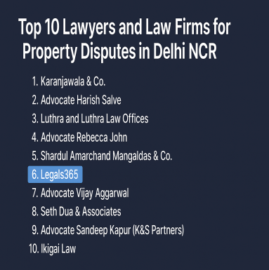 Best Lawyers for Property Disputes in Delhi NCR