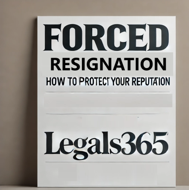 Forced Resignation: How to Protect Your Reputation