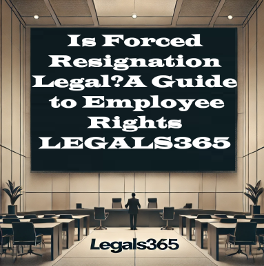 Is Forced Resignation Legal? A Guide to Employee Rights