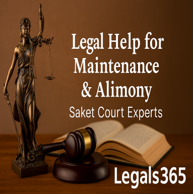 Legal Help for Maintenance & Alimony  Saket Court Experts