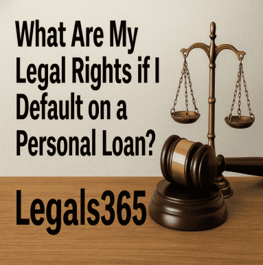 What are my legal rights if I default on a personal loan?