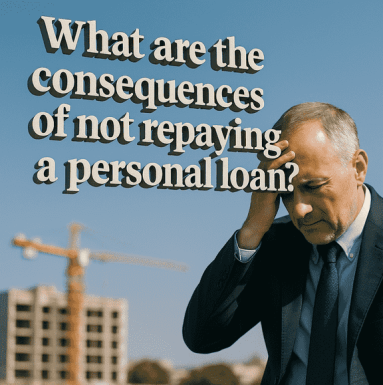 What are the consequences of not repaying a personal loan?