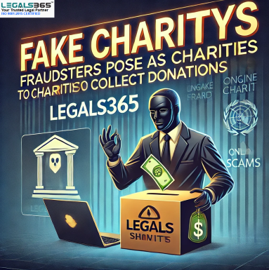 Fake Charities – Fraudsters pose as charities to collect donations