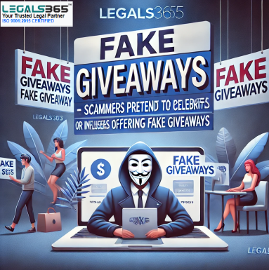 Fake Giveaways – Scammers pretend to be celebrities or influencers offering fake giveaways.