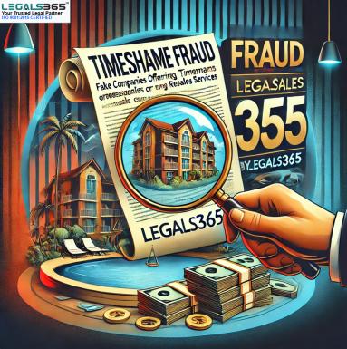 Timeshare Fraud – Fake companies offering timeshare rentals or resales