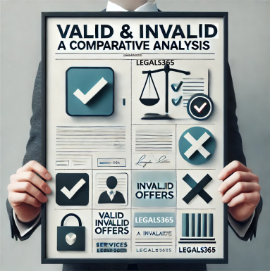 Valid and Invalid Offers: A Comparative Analysis