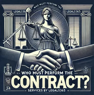 Who Must Perform the Contract?