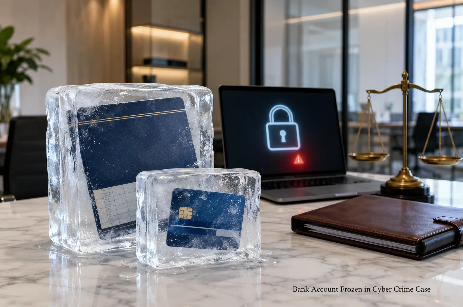 Bank Account Frozen in Cyber Crime Case