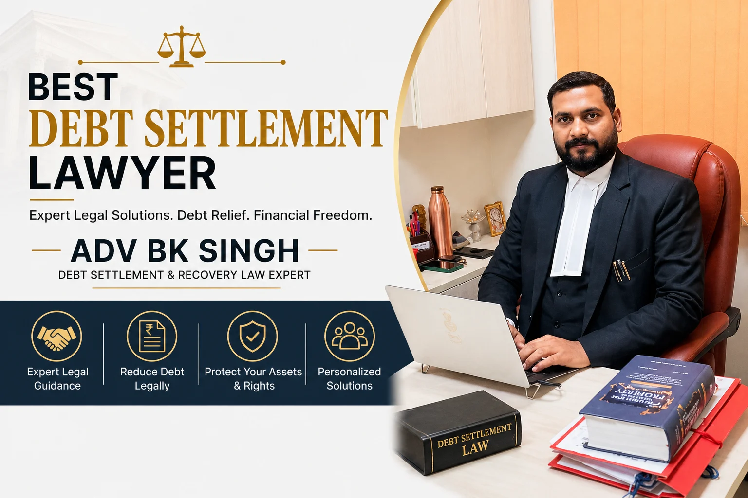Best Debt Settlement Lawyer - Adv BK Singh | Legals365