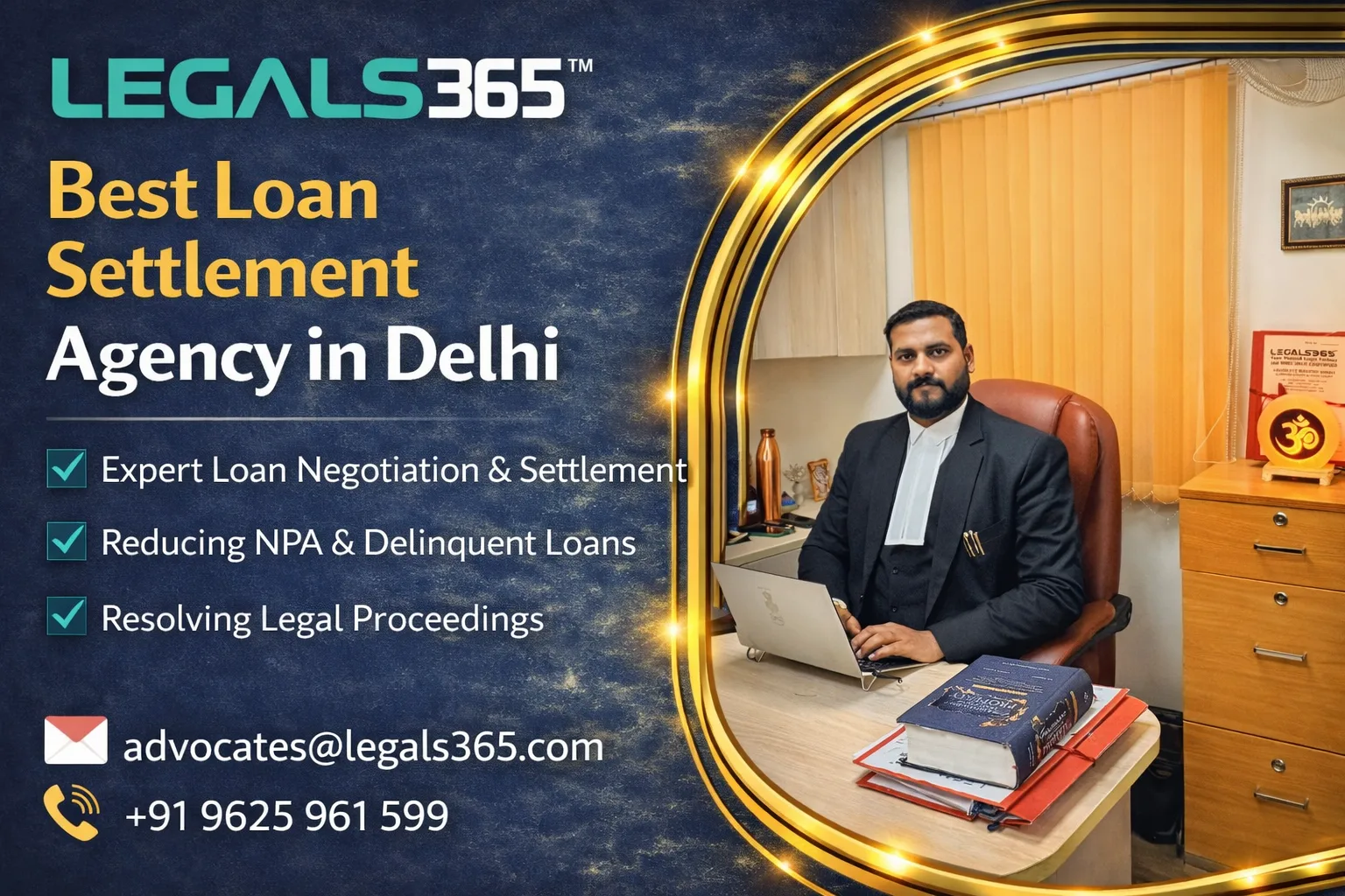 Best Loan Settlement Agency in Delhi - Adv BK Singh | Legals365