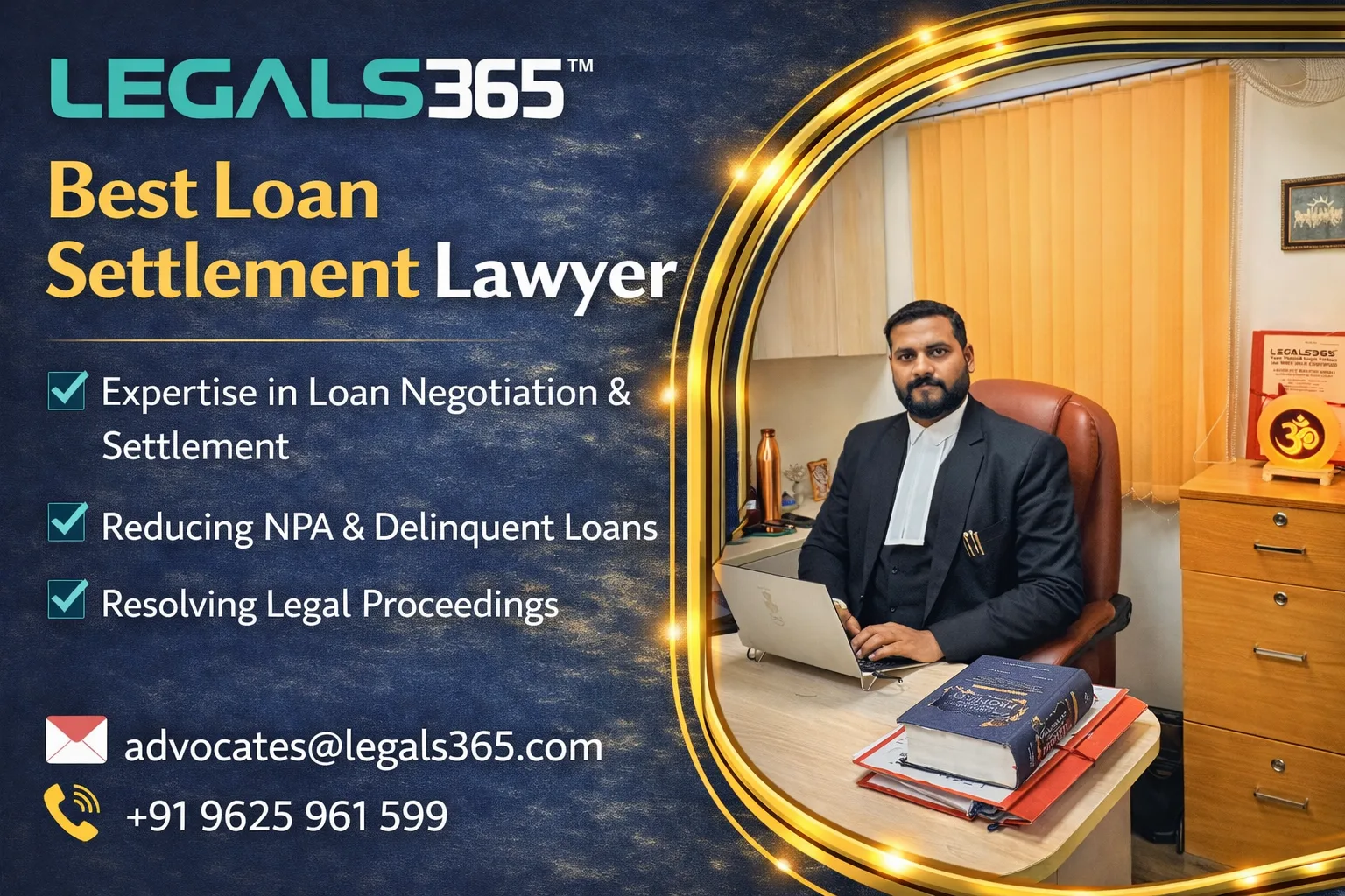 Best Loan Settlement Lawyer - Adv BK Singh | Legals365
