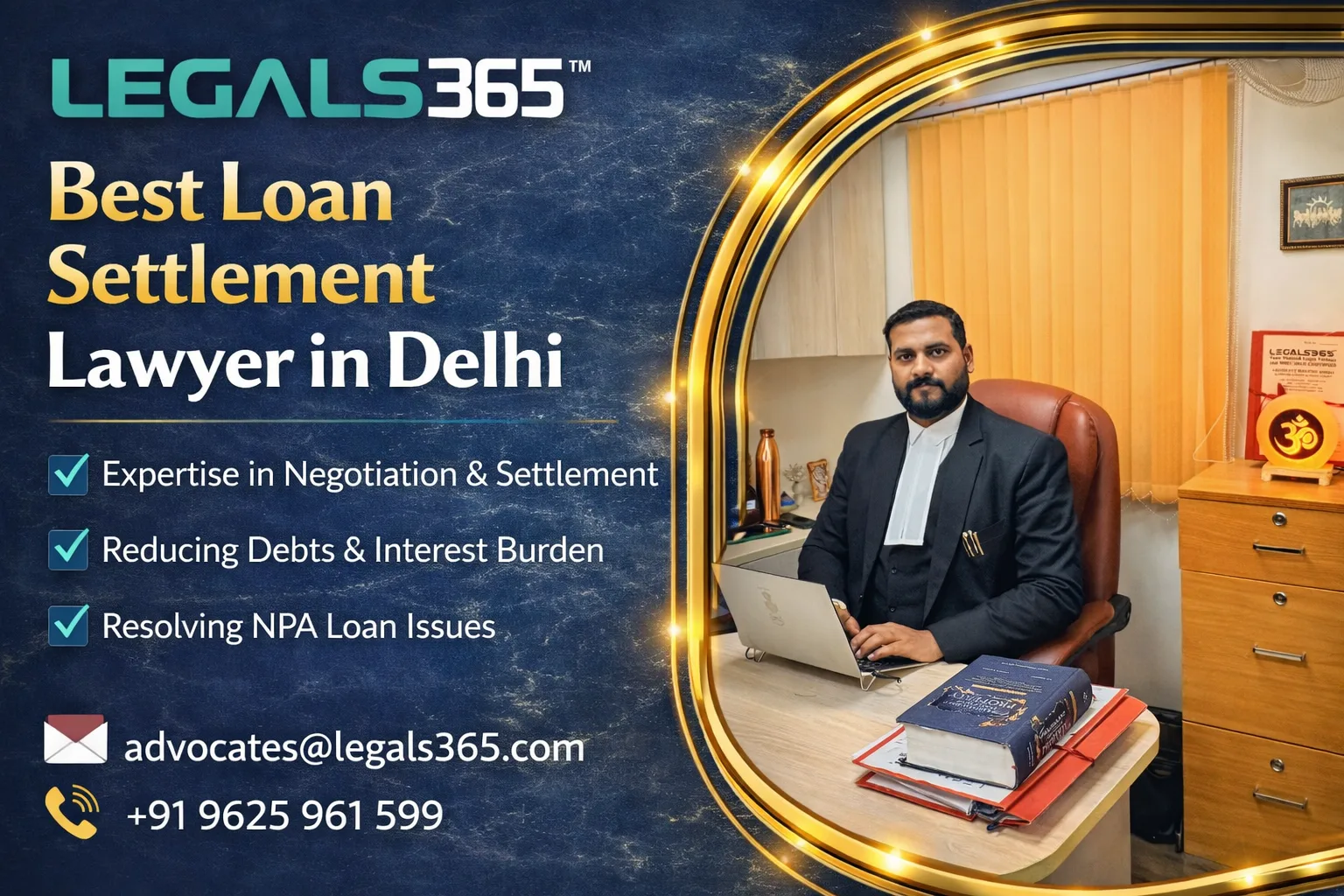 Best Loan Settlement Lawyer in Delhi - Adv BK Singh | Legals365