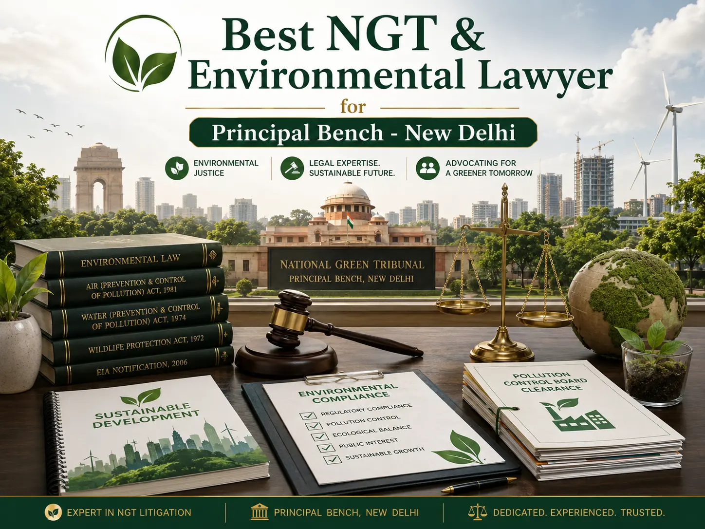 Best NGT & Envoirnmental Lawyer for Principal Bench - New Delhi