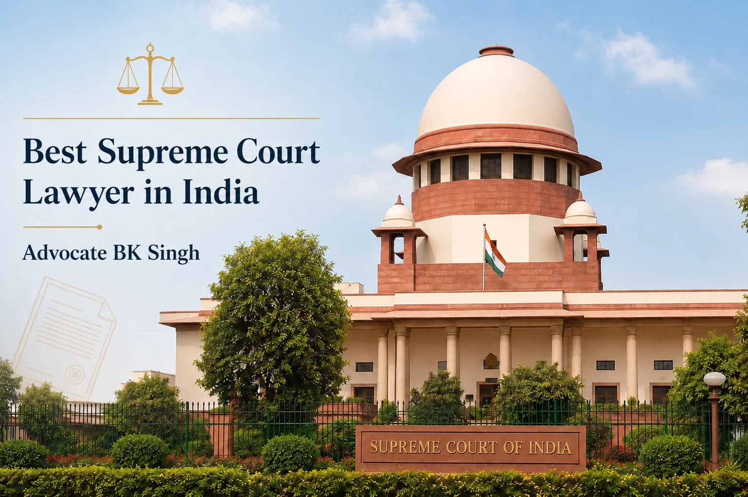 Best Supreme Court Lawyer in India: How to Find the Right Advocate for Your Case