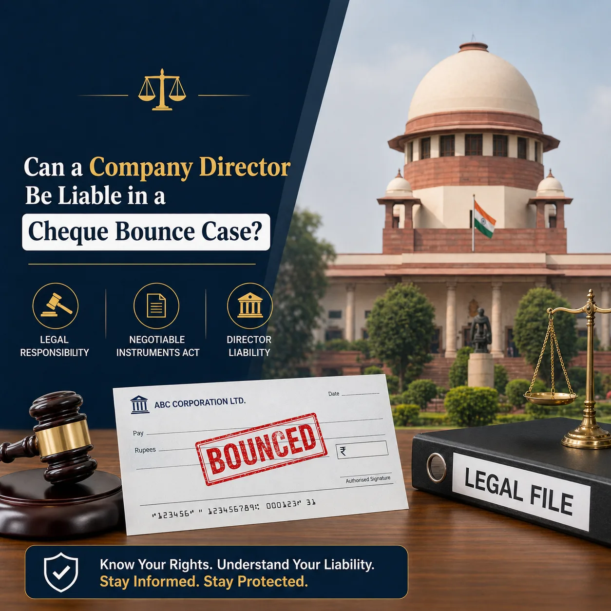 Can a Company Director Be Liable in a Cheque Bounce Case?