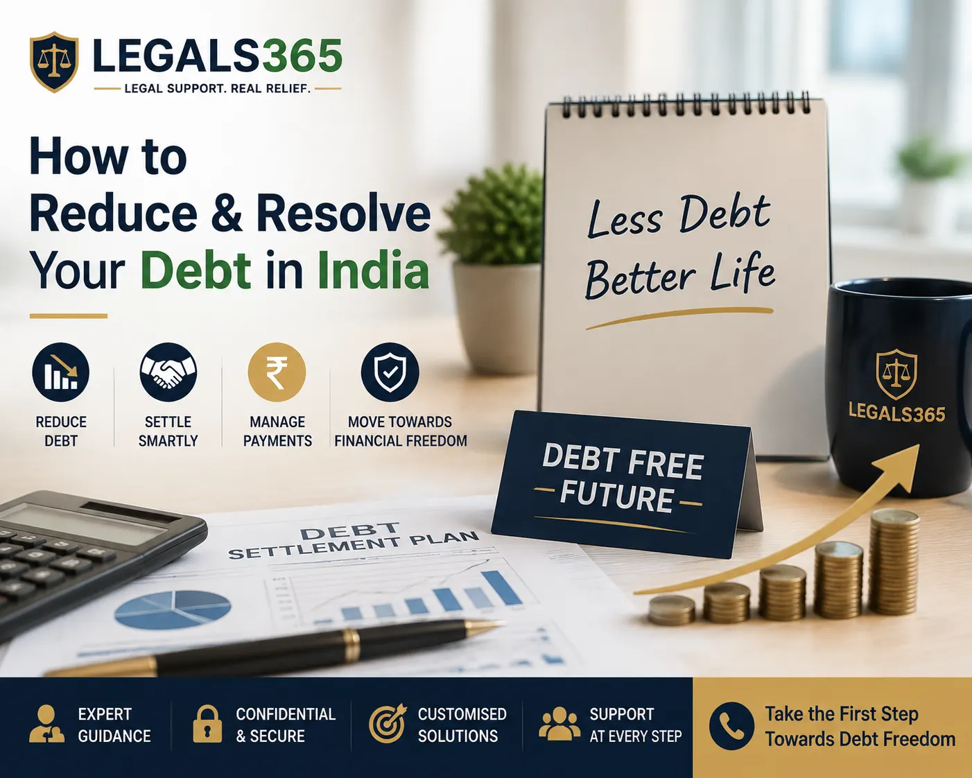 How to Reduce & Resolve Your Debt in India | Legals365