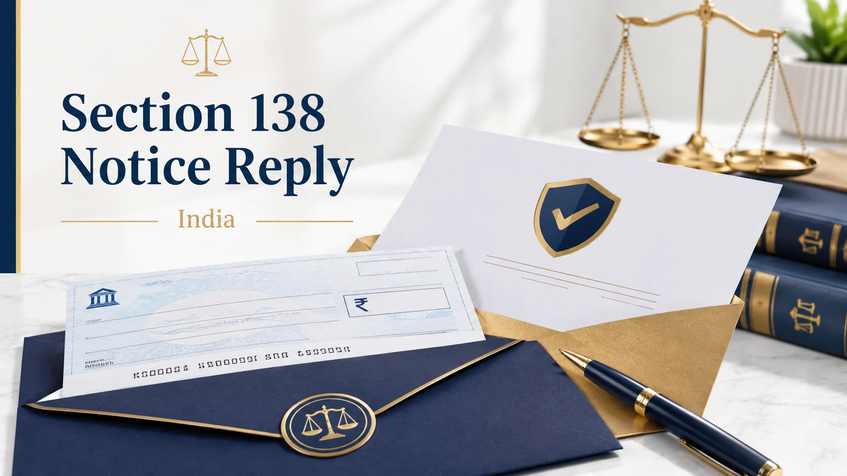 How to Reply to a Section 138 Cheque Bounce Notice in India