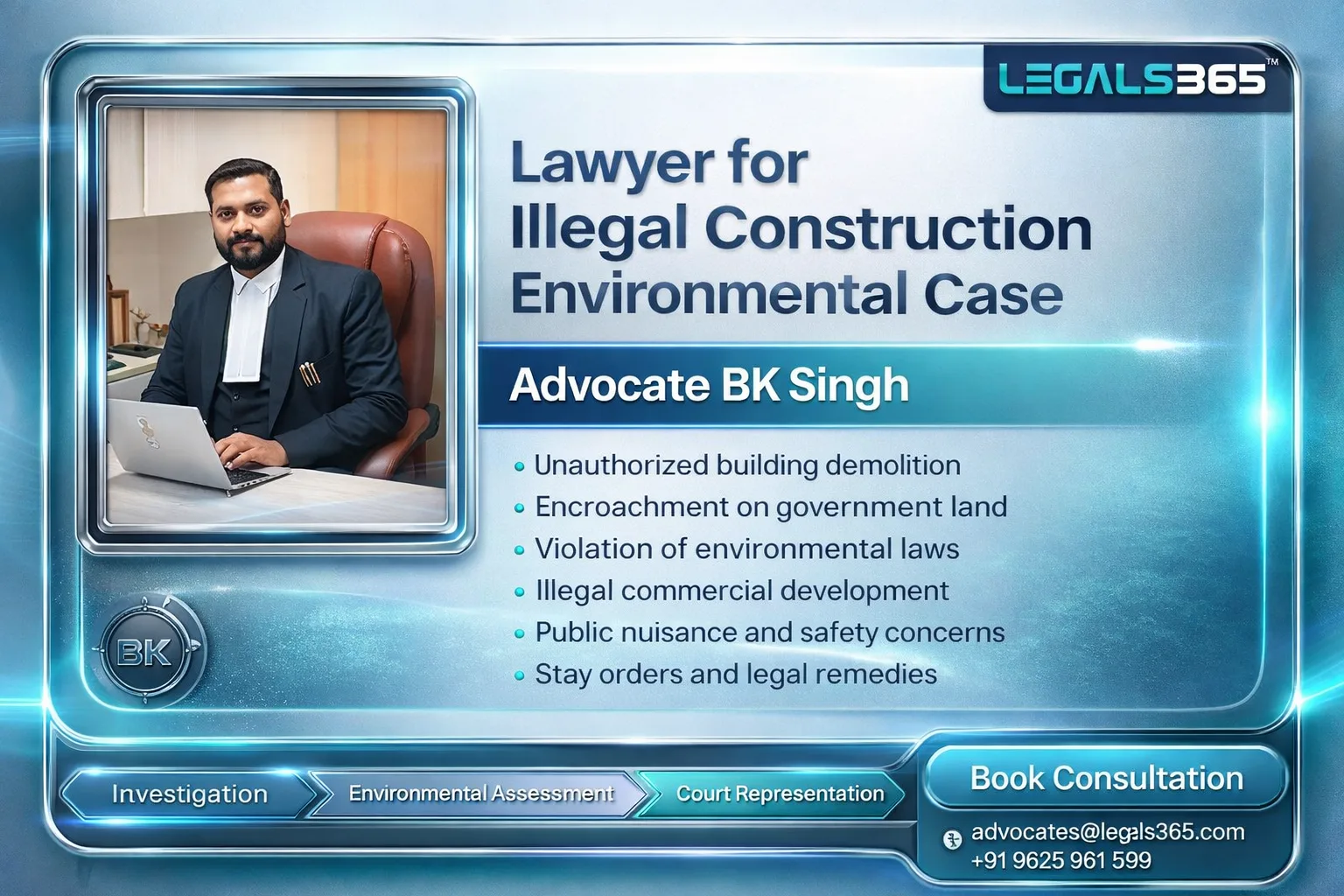Lawyer for Illegal Construction Environmental Case