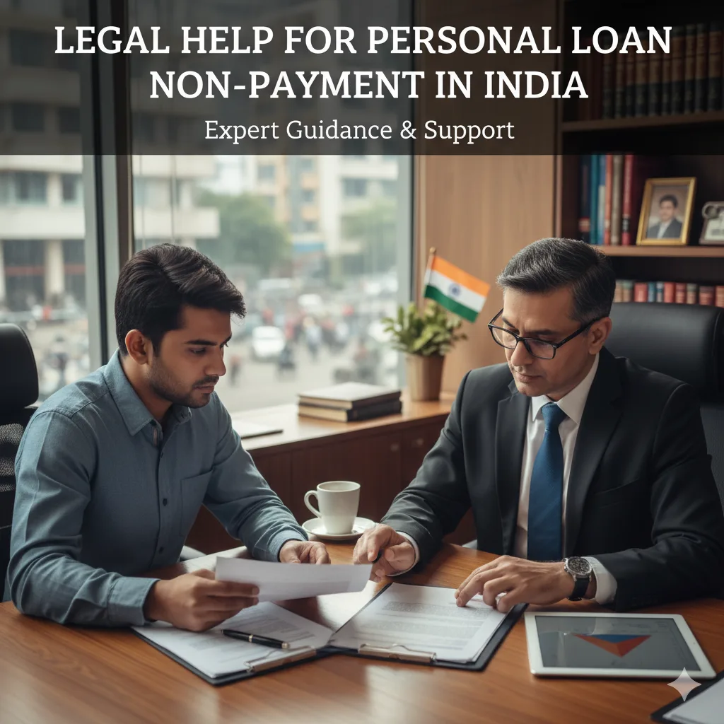 Legal help for personal loan non-payment in India