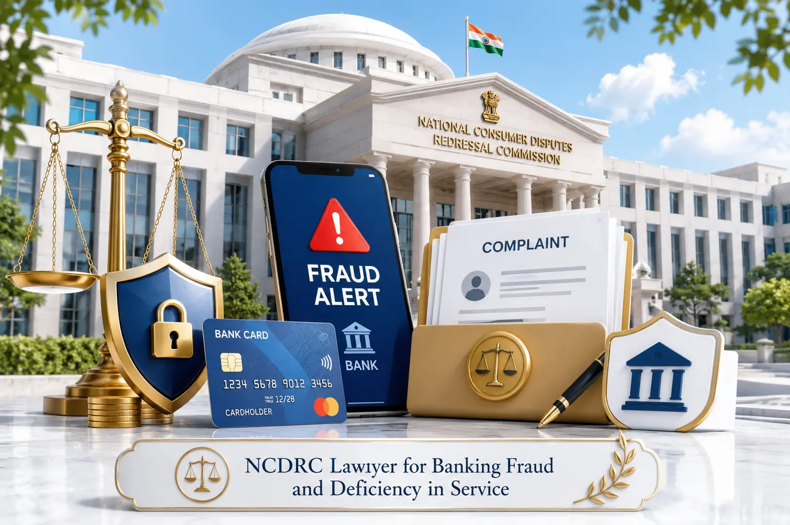 NCDRC Lawyer for Banking Fraud and Deficiency