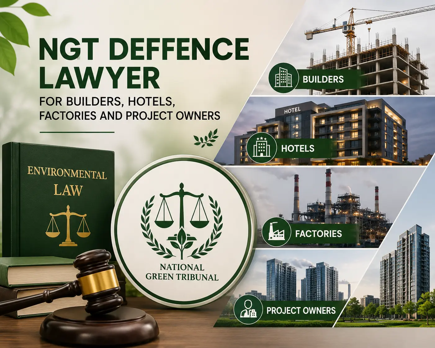 NGT Defence Lawyer for Builders & Factories