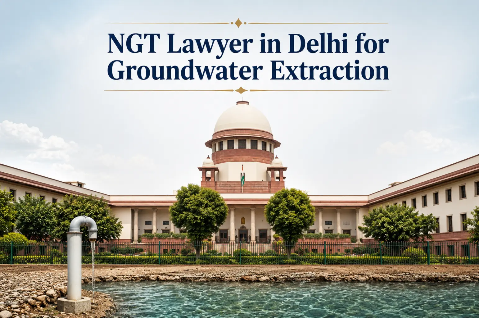 NGT Lawyer in Delhi for Groundwater Extraction Disputes and Violations