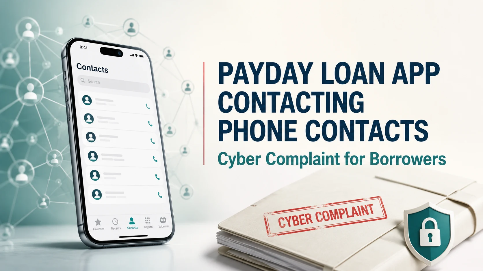 Payday Loan App Contacting Phone Contacts: Cyber Complaint for Borrowers