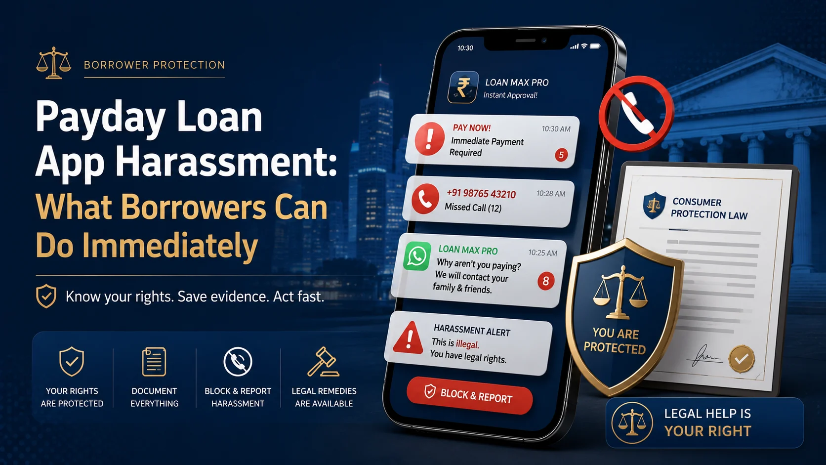 Payday Loan App Harassment: What Borrowers Can Do Immediately
