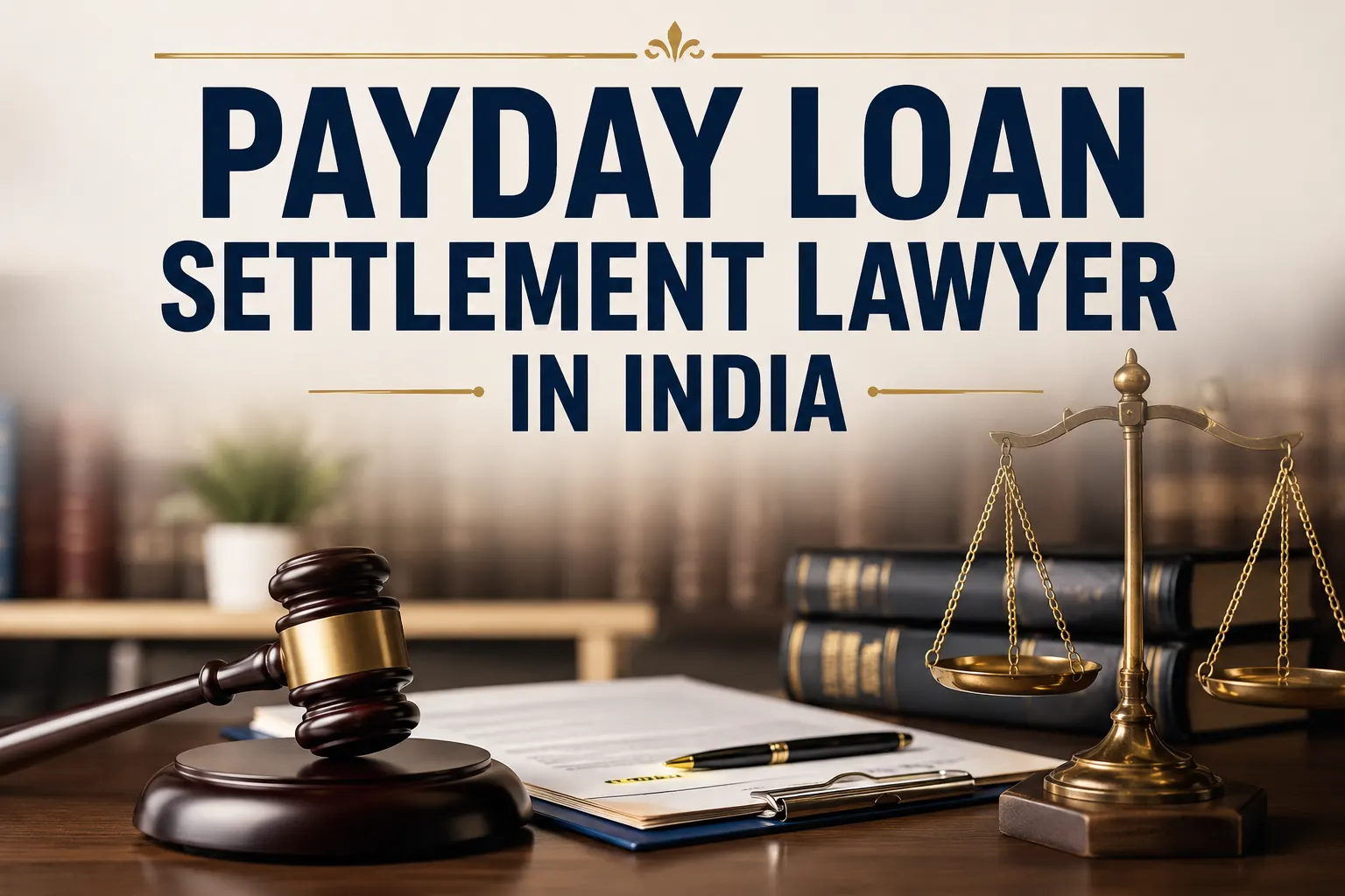 Payday Loan Settlement Lawyer in India