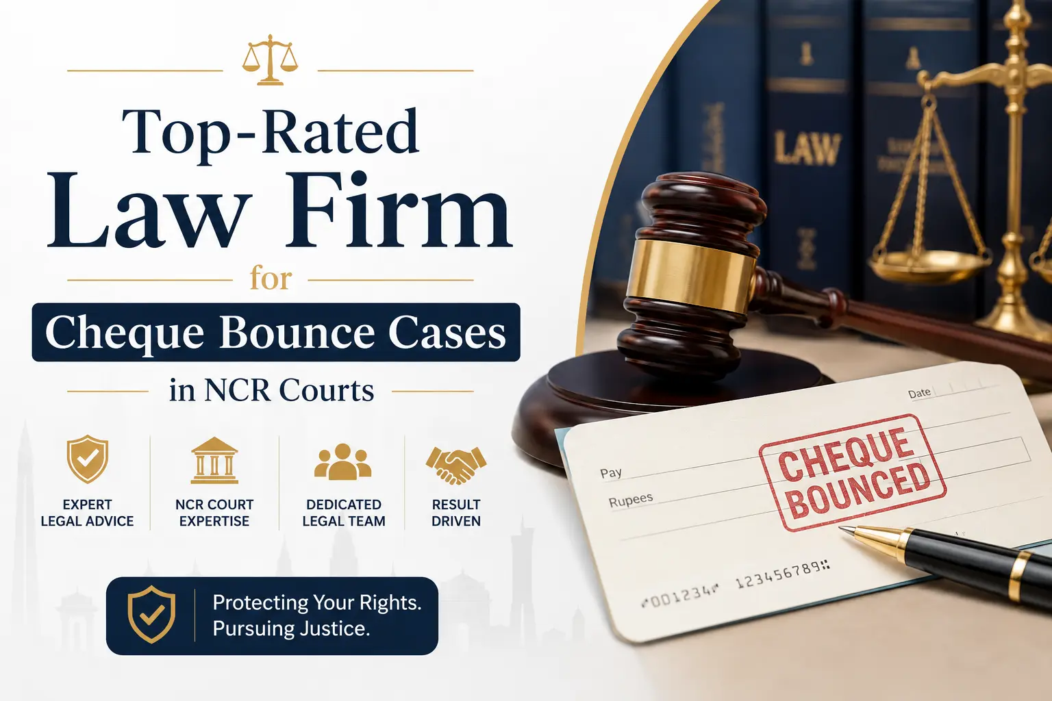 Top-Rated Law Firm for Cheque Bounce Cases in NCR Courts