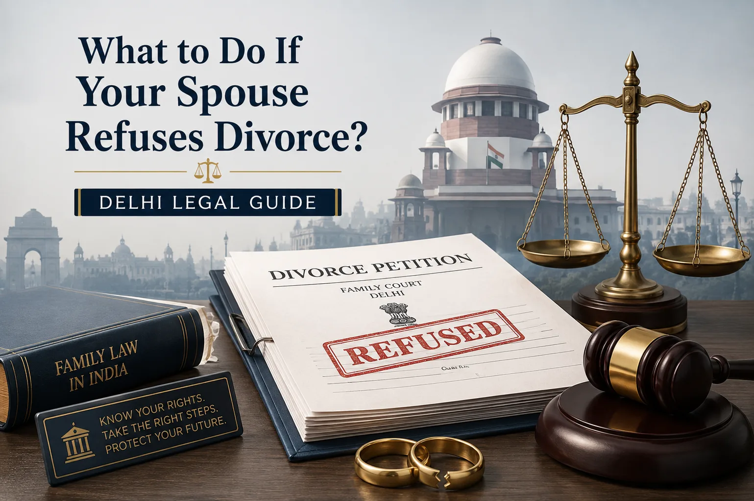 What to Do If Your Spouse Refuses Divorce? - Delhi Legal Guide